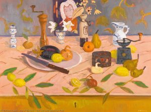 Still Life With Japanese Print — David Mcclure