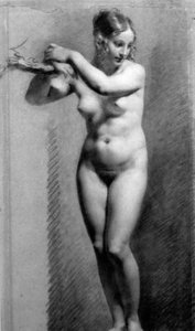 Female Nude Bound — Pierre-paul Prud'hon, Neoclassicism
