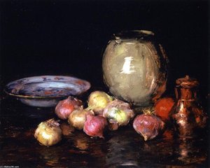 Just Onions (also Known As Still Life - Onions, Onions) — William Merritt Chase