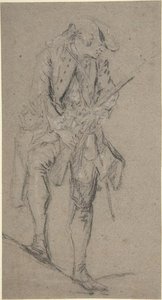 Standing Hunter Holding A Rifle — Nicolas Lancret