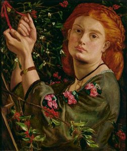 Hanging The Mistletoe — Dante Gabriel Rossetti