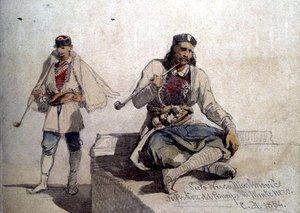 Study Of Two Figures — Carl Haag