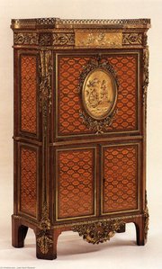 Drop-front Secretaire — Jean Henri Riesener, Rococo