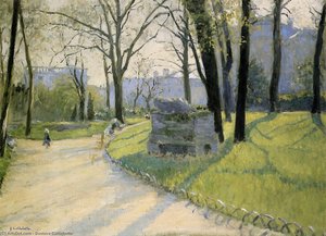 The Park Monceau — Gustave Caillebotte