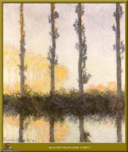 Quatre Peupliers — Claude Monet
