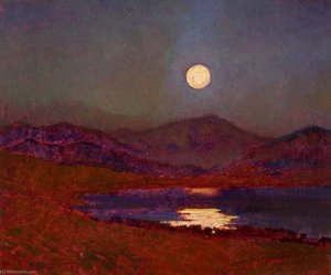 Cregennan Lake By Moonlight — Christopher Williams