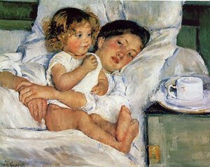 Breakfast In Bed — Mary Stevenson Cassatt