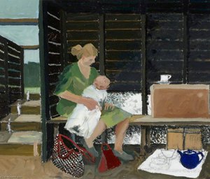 Mrs Stoyel Comes To Tea, Summer 1940 — Stephen Chaplin