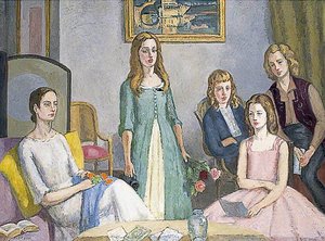 Angelica Garnett And Her Four Daughters — Vanessa Bell