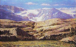 Glacier In The Sunlight — Emilio Longoni