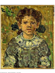 Girl In Blue — Maurice Brazil Prendergast