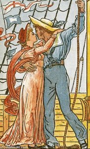 'black-eyed Susan' — Walter Crane