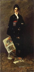 The Japanese Book — William Merritt Chase