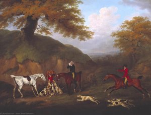 The Earl Of Darlington Fox-hunting With The Raby Pack - The Death — John Nost Sartorius