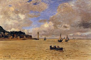 Lighthouse At The Hospice — Claude Monet, Impressionist Movement