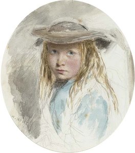 Study Of A Young Girl — William Henry Hunt