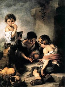 Boys Playing Dice — Bartolomé Esteban Murillo