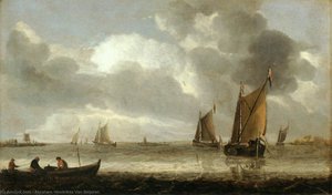 The Silver Seascape — Abraham Hendricksz. Van Beyeren, Dutch Golden Age