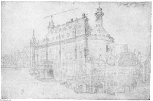 The Town Hall In Aachen — Albrecht Dürer, Renaissance