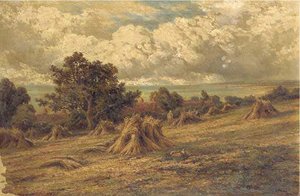 Harvesting On The Sussex Coast — Henry Hillier Parker
