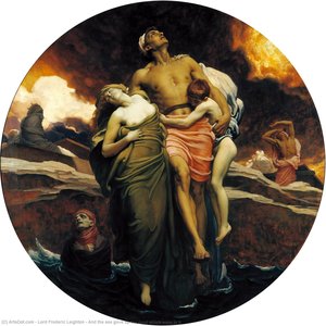 And The Sea Gave Up The Dead Which Were In It — Sir Frederic Lord Leighton