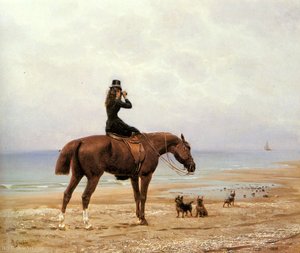 Looking Out To Sea — Jean Richard Goubie