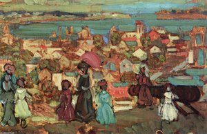 Village By The Sea — Maurice Brazil Prendergast