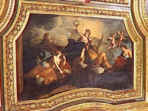 La Victoire Soutenue Par Hercule Et Accompagnee De L'abondance, De La Felicite Et De La Paix — Jean Baptiste Jouvenet