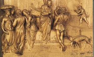 Jacob And Esau (detail) — Lorenzo Ghiberti, Renaissance Art