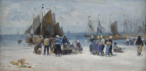 On The Beach, Holland — John Robertson Reid