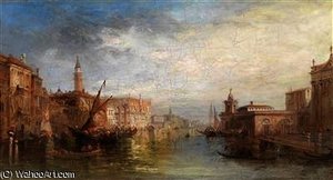 Venetian canal scene