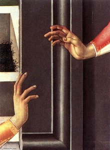 Cestello Annunciation (detail) (12) — Sandro Botticelli