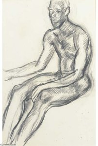 Seated Male Nude — Duncan Grant