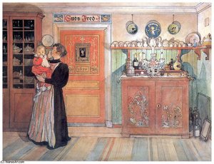 Entre Navidad Y A_o Nuevo — Carl Larsson
