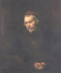 Old Man Dressed As Saint Paul — Rembrandt Van Rijn, Baroque Style