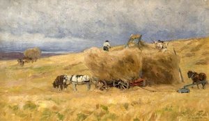 Harvesting — Frederick William Newton Whitehead, Impressionism