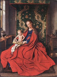 Madonna With The Child Reading — Jan Van Eyck