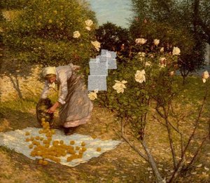 Provençal Winter — Henry Herbert La Thangue, Impressionism