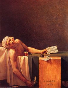 The Death Of Marat — Jacques-louis David, Neoclassical Realism