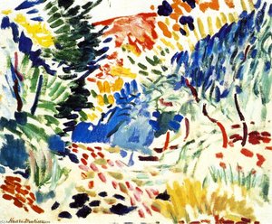Landscape At Collioure — Henri Matisse, Fauvism