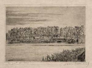 The Wood Bridge, Ostend — James Ensor, Expressionist Surrealism