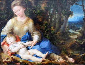 Virgin and Child in a Landscape