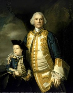 Admiral Francis Holburne (1704–1771), And His Son, Sir Francis (1752–1820), 4th Baronet — Sir Joshua Reynolds