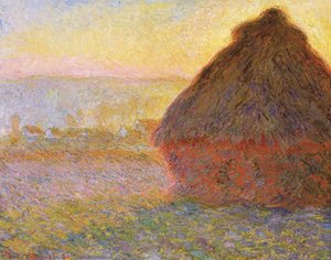 Grainstack At Sunset — Claude Monet, Impressionism