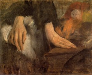 Study Of Hands — Edgar Degas