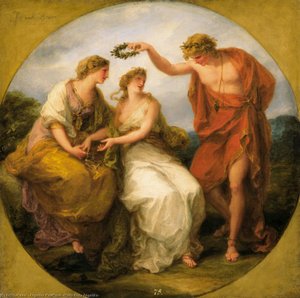 Beauty Directed By Prudence — Angelica Kauffmann (maria Anna Angelika), Neoclassicism