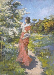 Picking Blossom — Elizabeth Adela Stanhope Forbes