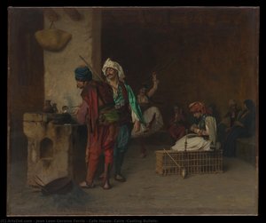 Cafe House, Cairo (casting Bullets) — Jean Leon Gerome Ferris