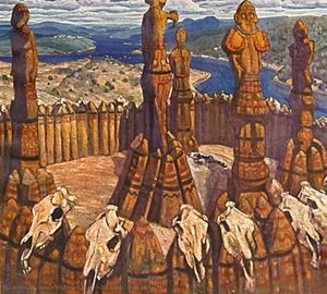 Idols (pagan Rus) — Nicholas Roerich