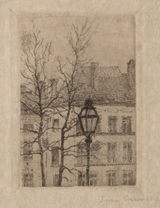 The Street Lamp — James Ensor, Expressionism